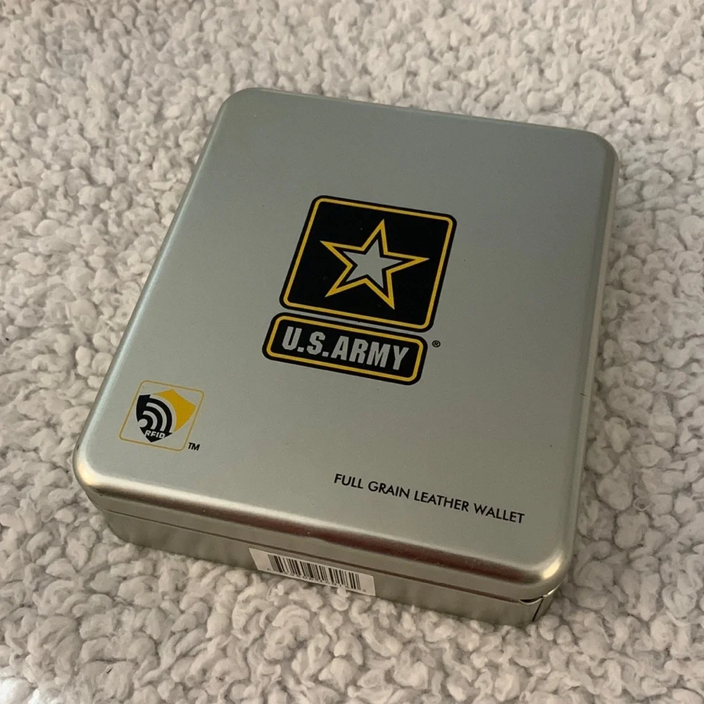 US Army Genuine Calf Leather Wallet